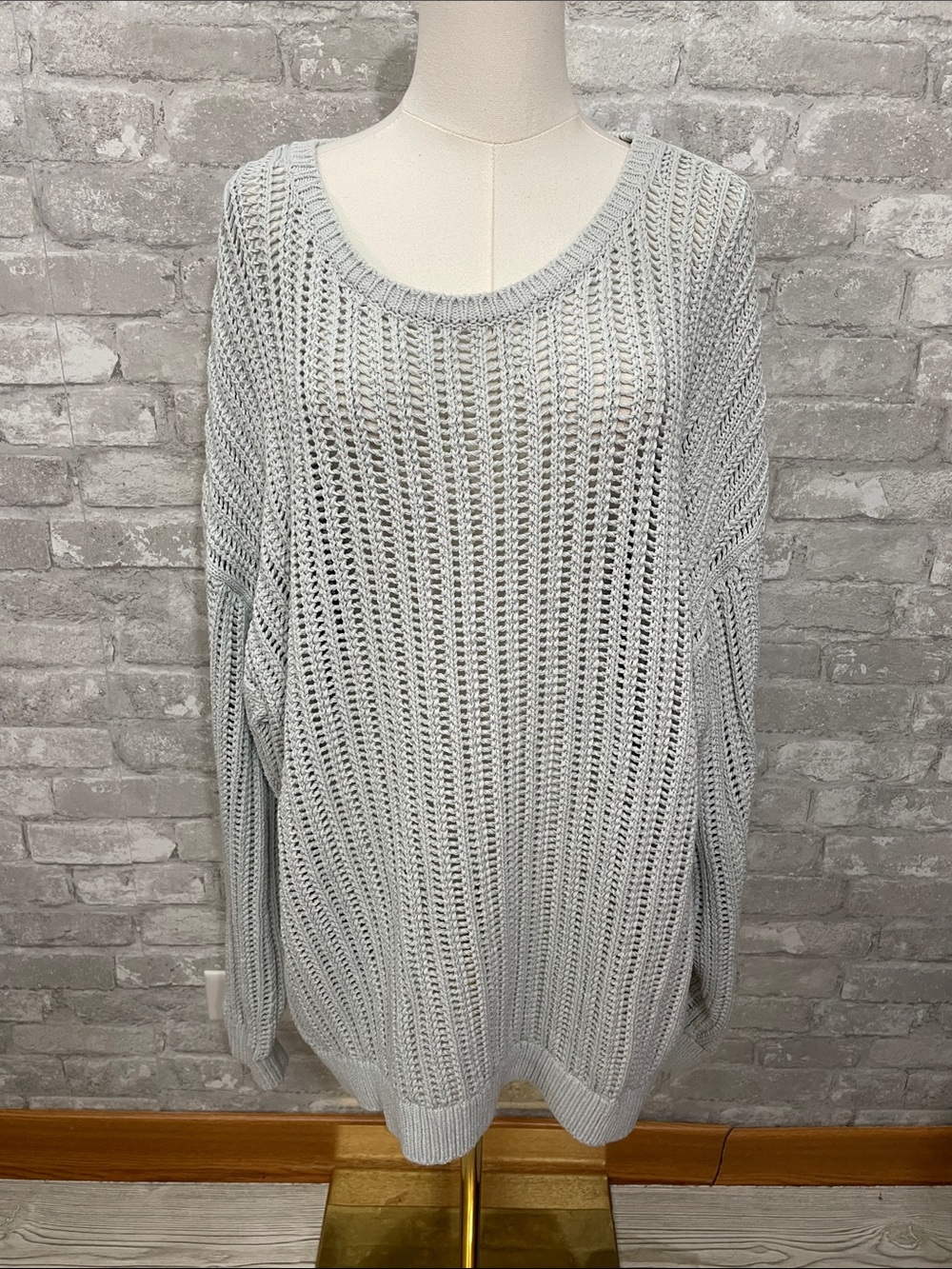 Aritzia Wilfred Afterglow Sweater in Glacier blue